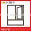 Aluminum frame side hinge windows side hung windows swing window