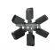 Sprint Cars 6-Blade Black Steel Fan 17 Inch Mechanical Cooling Fan Auto Cooling System Parts