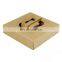 OEM Supplier Custom Logo Design Kraft Paper Box Corrugated carton Disposable Take out Food Paper Box With Clear Window