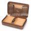 Advanced customization Portable PU Leather Cigar Travel Humidor Leather Cigar Case