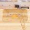 Bamboo Bread Box Wooden Kitchen Storage Bin Bread Container With Transparent Window
