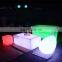 rechargeable waterproof IP68 outdoor led cube furniture glowing multicolor change different mode light furniture chair popular