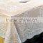 White Solid Elegant Lace Tablecloth for Wedding                        
                                                Quality Choice