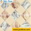2016 best seller high quality flower pattern zibo glazed porcelain floor tiles ceramic rate