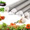 Vertical garden hydroponic LED grow light Red color 18W 1200MM T8 LED grow light tube for indoor plants