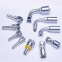 1/4 1/8 3/8 1/2 3/4 Male Thread, BSPP/BSPT/ Metric/NPT SS304 SS316 FORGED Pipe Fitting Hex Nipple hydraulic fittings hydraulic adapters