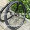 FLX-WS-CW016 : 25mm width Carbon Matt Cycling Road Bike Clincher Wheelset 60mm Rim ( Basalt Brake Side )