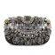 handmade Heavy manual hot sale big stone ambroidered clutch bag