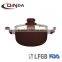 Aluminum ceramic pressed Sauce pot /Casserole pot with lid QD-TC101
