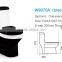 New style bathroom siphonic design black color ceramic toilet