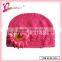 Charming beanie hat knitting pattern,soft baby hat beanie hat with flower