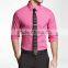 Custom Tailor Made Solid Color Cotton Dress Shirt for Men Men's Office Dress Shirt