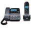 Uniden Combo Cordless/Corded phone AT4501 - FSK/DTMF CID, large display / keypad, 3 way conference , Voice waiting indication