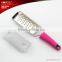 High grade metal purple cheese grater with skidproof handle