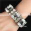 New Vintage Crystal Flower PVC bracelets & bangles For Women Fashion Designer Jewelry