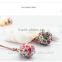 Factory directly boho full crystals models dubai gold jewelry earring with ball