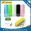 2600mAh Power Bank Fashion Series Square Lipstick Style Backup Battery Charger bank