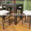 outdor furniture wicker table and chairs 4 restaurant furniture
