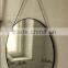 Wholesale metal framed round glass bathroom wall chain mirror