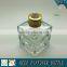 120ML square reed diffuser glass bottle with gold silver aluminum cap