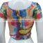 sublimation custom blank crop top plain