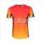 2016 custom wholesale top design men running sublimation tshirt