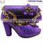 CSB1223 Chowleedee fasion latest fashion woman italy style high heel sandal shoes with matching bag