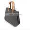 Polyester colorful nonwoven needle punch felt for fashion shopping bag women felt tote handbag