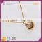 N72184L01 18k Rajasthani Gold Jewelry Leaf Shape Layered Baby Teething Necklace Set Wholesale