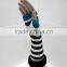 black fur top funny arm warmers