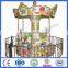 Playground outdoor ride 6 seats carousel for kiddie