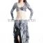 SWEGAL belly dance costumes prices,leopard training clothes SGBDT14036