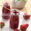 High speed fruit pulper machine with compact structure
