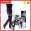 B429 Personality high waist tassel female pu faux leather pants tight black feet jeggings leggings