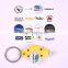 high quality Plastic 40000mcd White light LED flash light keychain factory