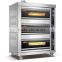 China supplier ShineLong FBK-306DE commercial hotel kitchen equipment gas 3 Decks bakery oven                        
                                                Quality Choice