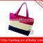 2016 Canvas tote bag for lady,Reusable canvas shopping bag, make in china