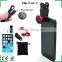 Universal Clip Mobile Phone Camera Lens 180 Degree Fisheye Lens 0.63x Wide And 10x Macro 3in1 Camera Lens Kit for IPhone Samsung