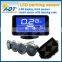4 Parking Sensors LED Monitor Car Auto Backup Reverse Radar System Alarm Kit
