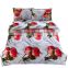 Red Rose Design Bedding Set Queen Size 3D Printed Bed Cover                        
                                                Quality Choice