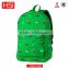 600D fabric green color wholesale price school products kids backpack