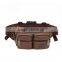 2016 new arrival waist bag for men multi-function aslant canvas waist bag