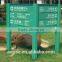 Outdoor customized wayfinding pylon sign