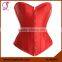 400401 Factory Wholesales Steel Busk Solid Satin Corset