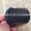 black US Military Army Dog Tag Set with chain and silencer