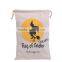 2016 New Halloween Candy Gifts Bag Drawstring Bag Cotton Canvas 36X48CM Kids Pumpkin Spider Tote Bags