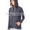 Fashion Plain Color High Quality Zip Up Hoodies Women Hoodies