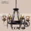 Glass Lamp Shade Creative Iron Lamp Top Led Pendant Lights