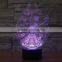 3D Optical Night Light millennium falcon 7 RGB Light Colors 10 LEDs AA Battery or DC 5V Mixed Lot