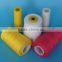 403 100% optical white spun polyester yarn in plastic cone